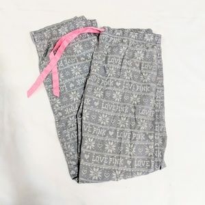 VS PINK Fair Isle Drawstring PJ Pants